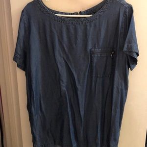 KENNETH COLE denim top